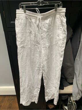 Athlete 100% Linen woman’s pants size 14 nwot